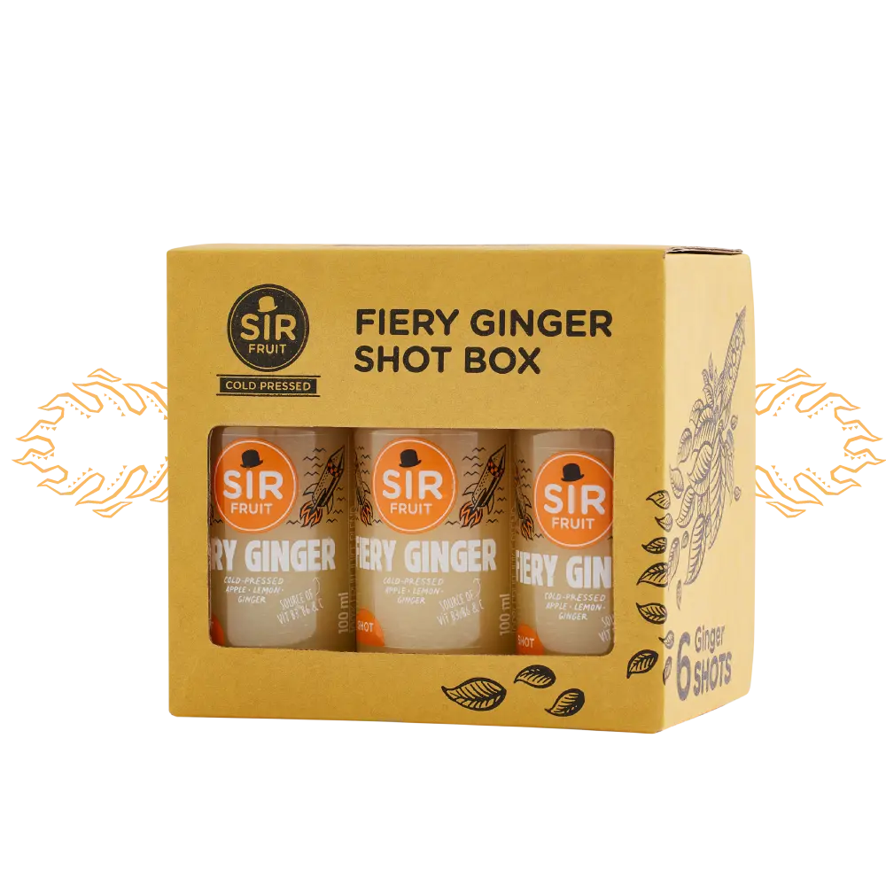 6 Pack Fiery Ginger Shot Box