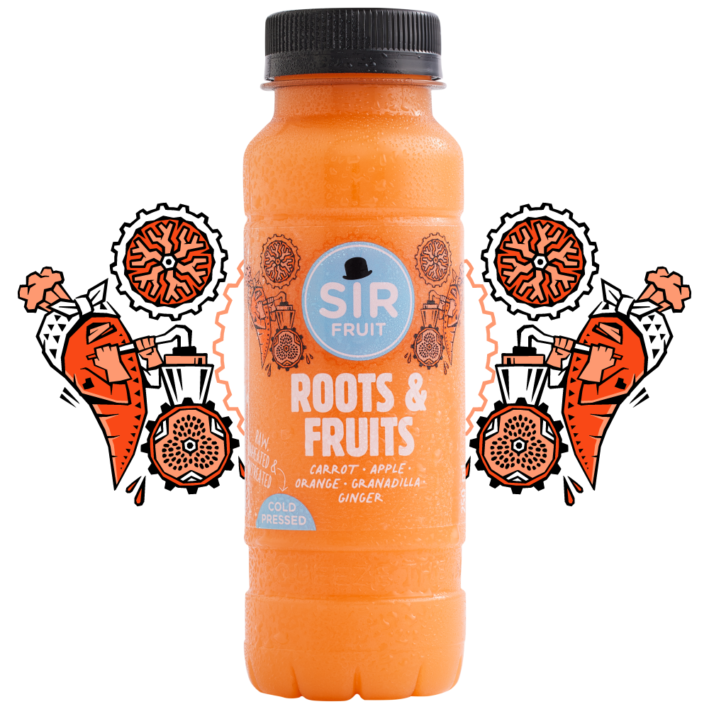 Roots & Fruits Cold Pressed Carrot